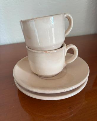 Tazzine vintage in terracotta