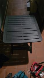 Tavolo Pieghevole da Esterno/Balcone - Resina Antr