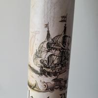 Mappa dei caraibi souvenir di viaggio