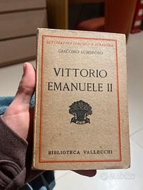 Libro antico vittorio emanuele II 1930