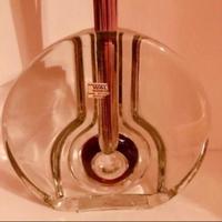 Vaso rotondo in cristallo vintage