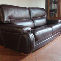 Divano vintage in vera pelle