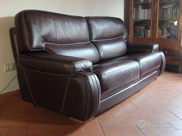 Divano vintage in vera pelle