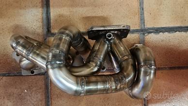 Abarth. Collettori in acciaio per turbina TD04