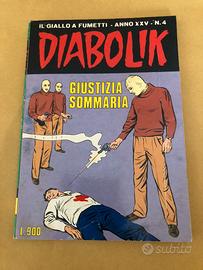 diabolik giustizia sommaria XXV n 4