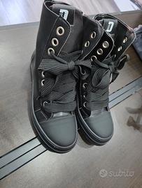 scarpe mod rick owens alte nere 