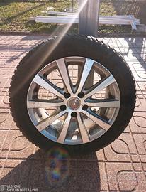 Cerchio in lega Mak 16” con gomma invernale 