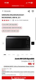 Microonde Samsung MG23DG4524CGE1