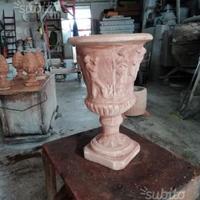 Vaso romano in cemento
