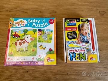 Set 2 giochi Montessori Lisciani 3-6 anni