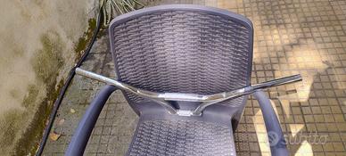 Manubrio BMX 4 Pezzi Cromato - Stile Kneesaver