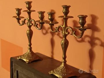 coppia di candelabro 