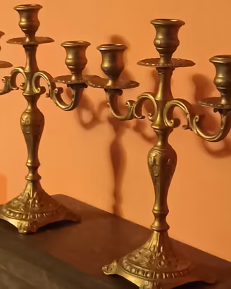 coppia di candelabro 