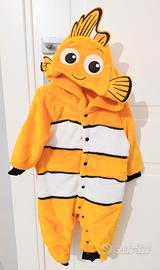 Costume Carnevale Pesce (Nemo style) Taglia 1 Anno