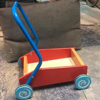 Carello primi passi in legno