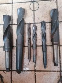 10 punte HSS assortite tornio trapano cono morse