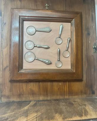 Quadro decorativo con collezione di lenti