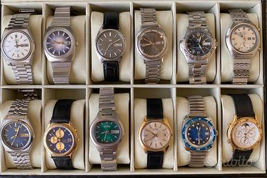 Vintage orologi Seiko Lorenz Edox Timex