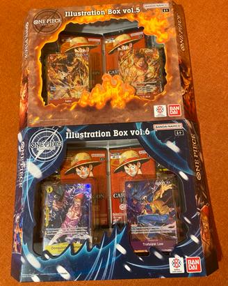 One Piece TCG Illustration Box Vol. 5 e Vol.6