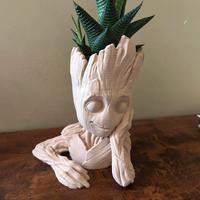 Vaso  a forma di Groot per piantine