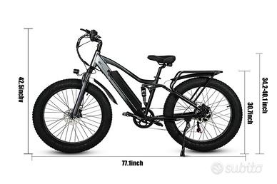 Bicicletta elettrica Pudari TP26 