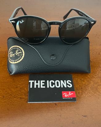 Ray-Ban ORB2180 Nero Lucido Originali Nuovi Unisex