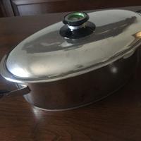 Pentola pescera AMC con cestello vapore