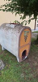 Vasca per vino in cemento
