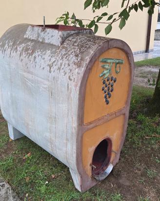 Vasca per vino in cemento
