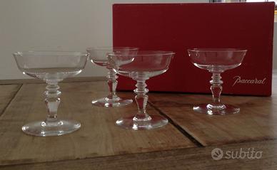 Coppe da champagne vintage Baccarat
