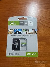 Scheda Memoria Micro SDXC 64GB