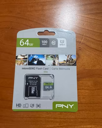 Scheda Memoria Micro SDXC 64GB