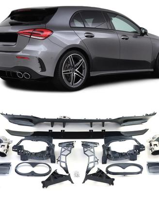 DIFFUSORE POSTERIORE AMG MERCEDES CLASSE A W177 AB