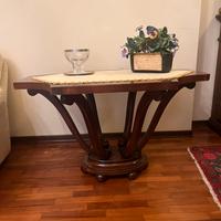 Console/tavolo da ingresso in legno stile classico