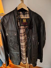 giacca Belstaff originale in pelle taglia XL