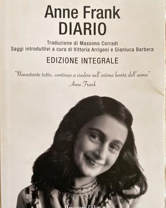 Libro “DIARIO” di Anne Frank