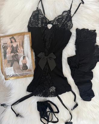 Completo intimo nero Nuovo mai indossato
