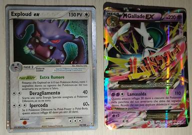 Carte Pokemon: Exploud Ex 2007 + Mega Gallade Ex 2