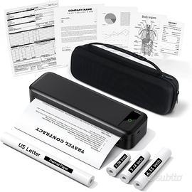 TATTMUSE Stampante Portatile A4 Kit, Stampante