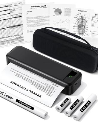 TATTMUSE Stampante Portatile A4 Kit, Stampante