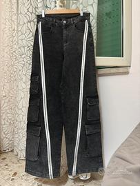Jeans cargo nero NUOVO