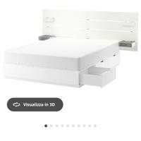 Letto e testiera Nordli Ikea