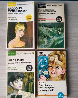4 Libri Gli Oscar Mondadori anni '60