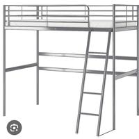 Letto singolo Ikea soppalcato