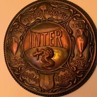 Targa Inter del 1964 commemorativa in rame