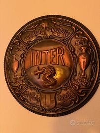 Targa Inter del 1964 commemorativa in rame