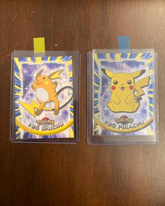 TOPPS PIKACHU E RAICHU