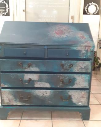 Scrivania a ribalta, Bureau, Secretaire, Shabby