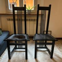 Sedie stile Mackintosh