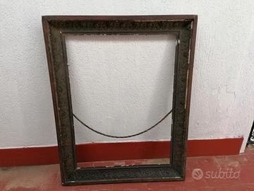 Cornice antica in legno fine '800